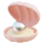 Öppna mussla med pärlakon